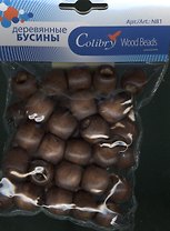 Деревянные бусины Colibry (NB1-07-E) (упаковка)