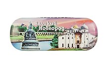Чехол для очков "Великий Новгород. Коллаж аква"