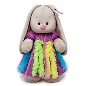 Мягкая игрушка Зайка Ми в платье с оборками (25 см)