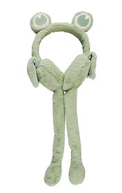 Ободок с двигающимися ушками Лягушка (иск.мех)  (12-37987-127)