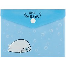 Папка -конверт «Nice to sea you» А6 на кнопке