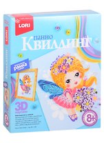 Набор для творчества LORI Квиллинг. Панно Фея полей
