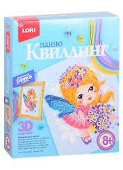 Набор для творчества LORI Квиллинг. Панно Фея полей
