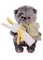 Игрушка мягкая Budi Basa, Басик BABY с погремушкой 20 см BB-035