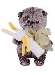 Игрушка мягкая Budi Basa, Басик BABY с погремушкой 20 см BB-035