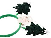 Ободок новогодний Елочка со стразами (текстиль) (12-6122-HNY2) - 2