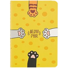 Записная книжка «Meow power» А7, 30 листов в клетку, сшивка