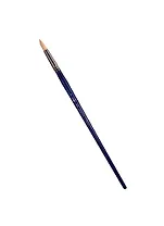 Кисть художественная Манеж, синтетика упругая, круглая, длинная ручка №8, Гамма