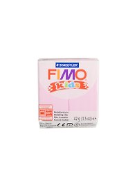 FIMO kids полимерная глина для детей (нежно-розовый) (8030-25) (42г) (упаковка) (Эксмо)