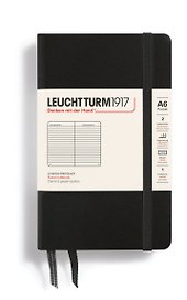 Записная книжка «Classic» А6, 93 листов в линейку, черный, Leuchtturm1917