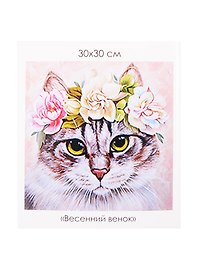 Набор для творчества Origami. Алмазные узоры «Весенний венок», 30 х 30 см