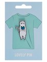 Значок Котик с книжкой (акрил)