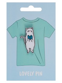 Значок «Котик с книжкой», акрил