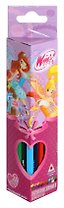 Карандаши цветные 18цв "WINX CLUB" трехгранные, к/к, подвес, WINX