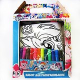Centrum, Набор раскрась сумку My Little Pony (сумка А4+, фломастеры 12 цветов)