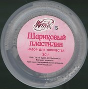 Шариковый пластилин Winx (MF0131-DISPLAY) (175858) (20г.) (серебро/золото) (Играем вместе) (банка)