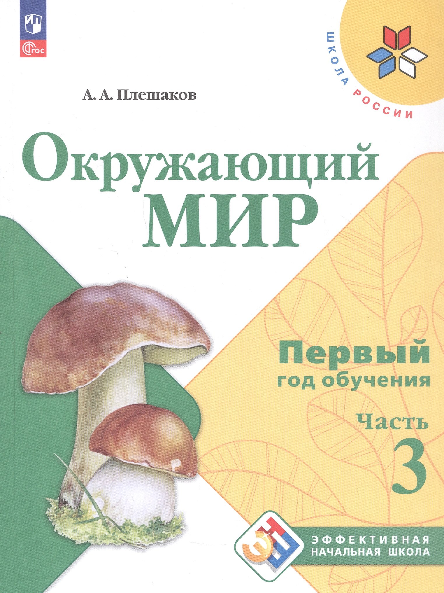 

Окружающий мир. Первый год обучения. В 3-х частях. Часть 3. Учебное пособие