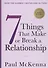 Seven Things That Make or Break a Relationship - 0