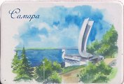 Магнит картон Стела Ладья (Самара) (МК/121/001)