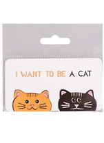 Магнитные закладки I want to be a Cat (2 шт)