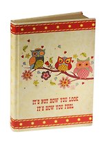 Блокнот Its not how you (совы на ветке) (крафт) (БТ2015-106)