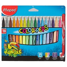 Фломастеры «Jungle» Maped, 18 цветов