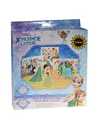 Набор аппликаций Холодное сердце (4 техники аппликаций) (31250) (3+) (Disney)