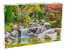 Пазл «Каскадный водопад в японском саду» 500 элементов, Step puzzle