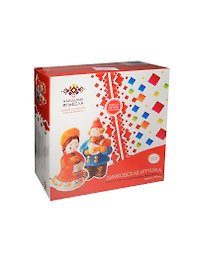Набор Дымковская игрушка Барыня и мужичок (60-011) (370405) (Народные ремесла) (7+) (коробка) (Чернусь)