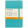 Записная книжка «Classic Pocket» А6, 96 листов в линейку, голубая, Moleskine