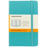 Записная книжка Moleskine Classic Pocket, линейка, голубая, 96 листов, А6