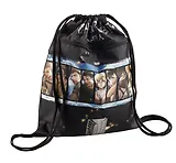 Мешок для сменной обуви "Атака Титанов. Сезон 4. Коллаж", 34*47 см, 1 отделение