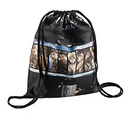 Мешок для сменной обуви "Атака Титанов. Сезон 4. Коллаж", 34*47 см, 1 отделение