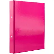 Папка на кольцах А4 "Неон", розовая