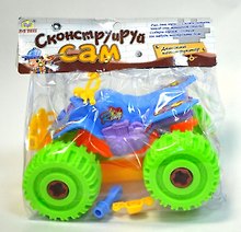 Игрушка-конструктор Квадроцикл (ES12007R) (упаковка)