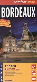 Bordeaux = Бордо. Ламинированная карта. 1:15 000