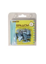 Брадсы металлические Бабочки цв. голубой (24шт) (Craft Premier) (блистер)