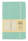 Записная книжка «Ментоловый» А6, 96 листов в клетку, экокожа, Joy Book - 0
