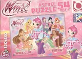 Паззл, Rainbow, Winx, 130х180 мм, 54 элемента, в ассортименте