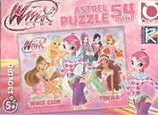 Паззл, Rainbow, Winx, 130х180 мм, 54 элемента, в ассортименте