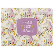 Обложка для студенческого Единороги с цветами (СБ2017-039)