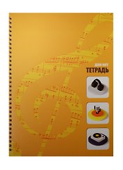 Тетрадь для нот в ассортименте, 24 листа, А4, спираль - BG