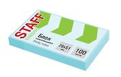 Блок бумаги 76*51 "Standard" самоклеящийся голубой 100л, Staff