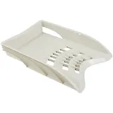 Лоток горизонтальный  "S-Wing" пластиковый, серый