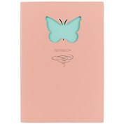 Книга для записей «Butterfly», розовая, 80 листов, А5