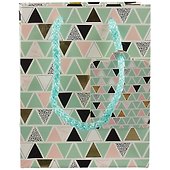 Подарочный пакет «Pastel triangles», А6 - 2
