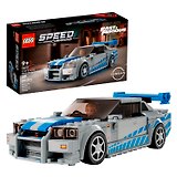 76917 Конструктор детский LEGO Speed Champions Автомобиль Skyline GT-R (R34), 319 деталей, возраст 9+