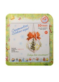 Пазл IQ 3D PUZZLE Декорированная ель