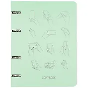 Тетрадь на кольцах в клетку Listoff, "ColourMania. Дизайн 10", 100 листов