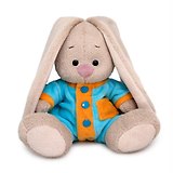 Мягкая игрушка Зайка Ми в голубом комбинезоне (15 см)